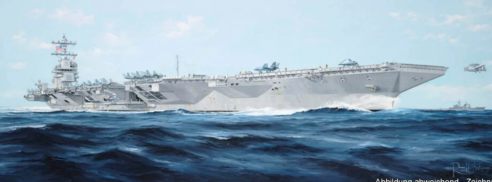 TRUMPETER 05638 USS Gerald R.Ford CVN-78 | Schiff Bausatz 1:350