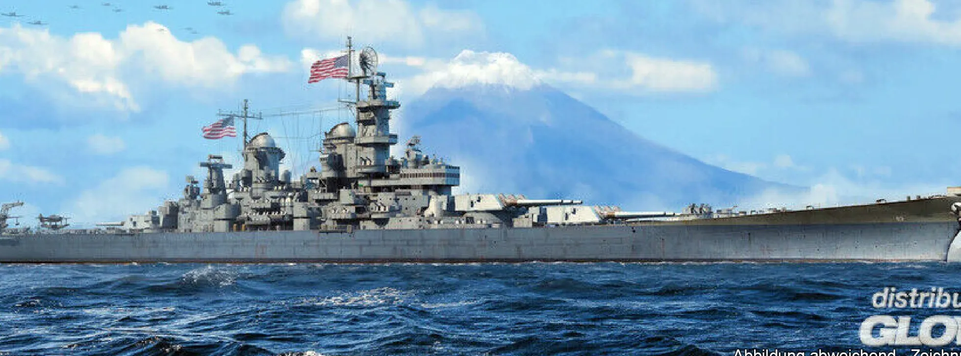 TRUMPETER 06748 USS Missouri BB-63 | Schiffmodell Bausatz 1:700