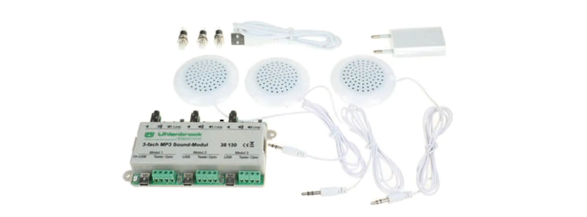 Uhlenbrock 38130 3-fach MP3 Sound-Modul