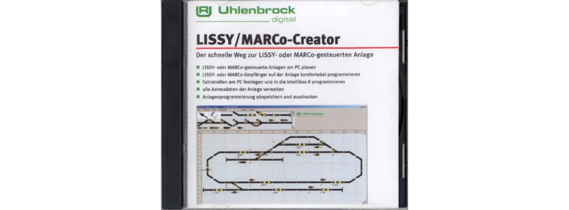 Uhlenbrock 19300 LISSY/MARCo - Creator Software