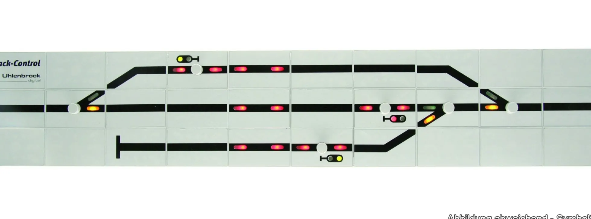 Uhlenbrock 69002 Track-Control Basis-Set Linksverkehr | Gleisbildstellpult