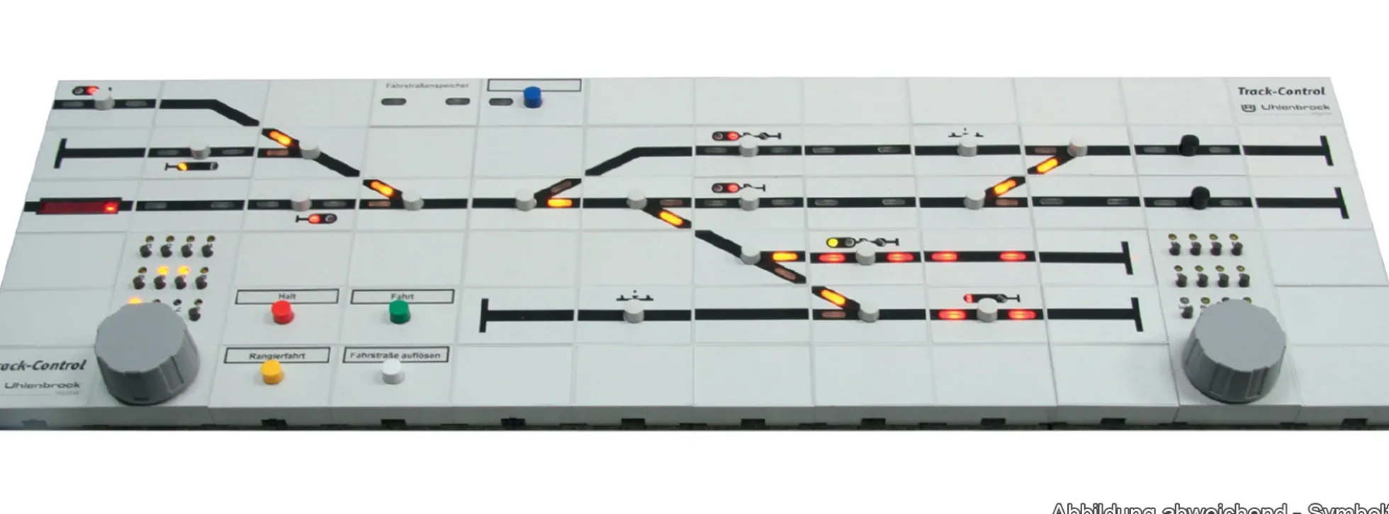 Uhlenbrock 69002 Track-Control Basis-Set Linksverkehr | Gleisbildstellpult