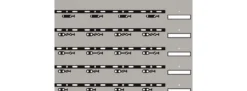 Uhlenbrock 69096 Track-Control Symbolfolie | Signalsymbole Linksverkehr | Zubehör