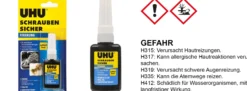 UHU 45590 Schraubensicher Fixierung mittelfest | Flasche 10 ml / 11 g
