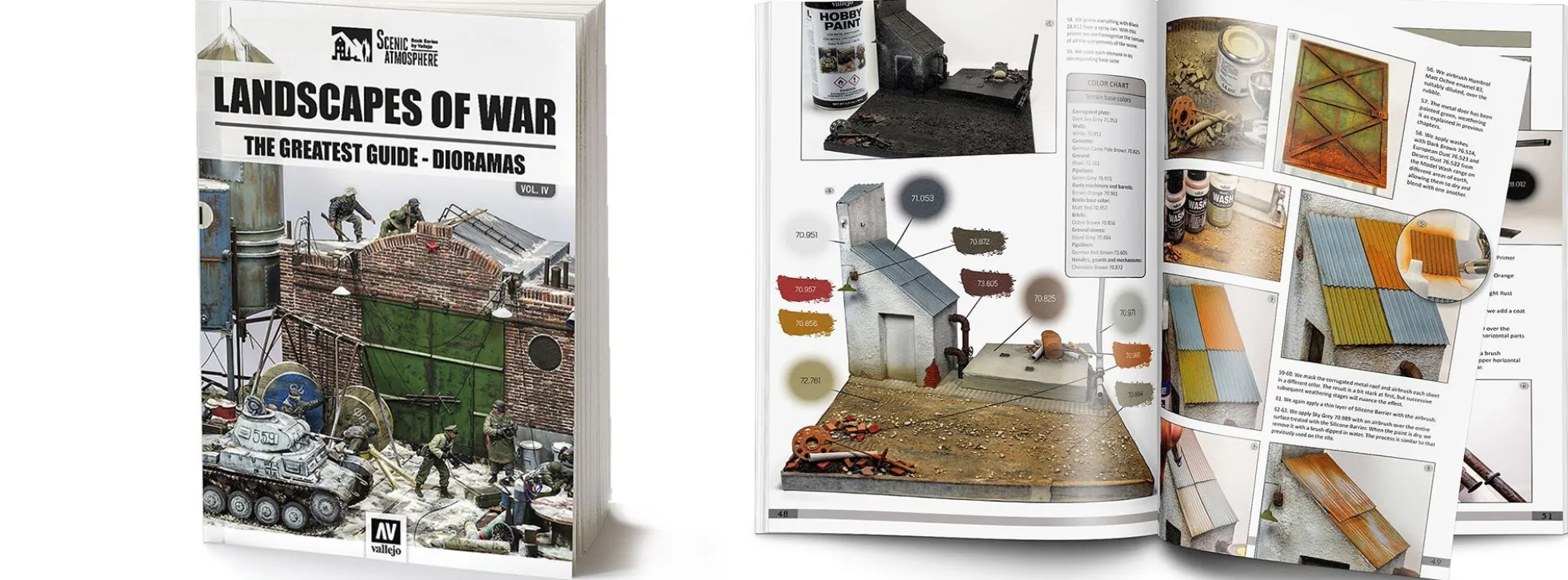VALLEJO 75.026 Landscape of War | Band 4 | Buch Dioramengestaltung