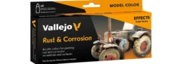 VALLEJO 70.262 Model Color Farb-Set Rost und Korrosion | Inhalt 8 x 18 ml | Streichfarben
