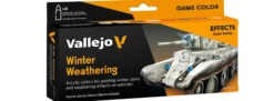 VALLEJO 70.263 Model Color Farb-Set Winteralterung | Inhalt 8 x 18 ml | Streichfarben
