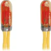 Viessmann 3502 Glühlampe rot | 2,3 mm | 12 Volt | mit Kabel | 2 Stück