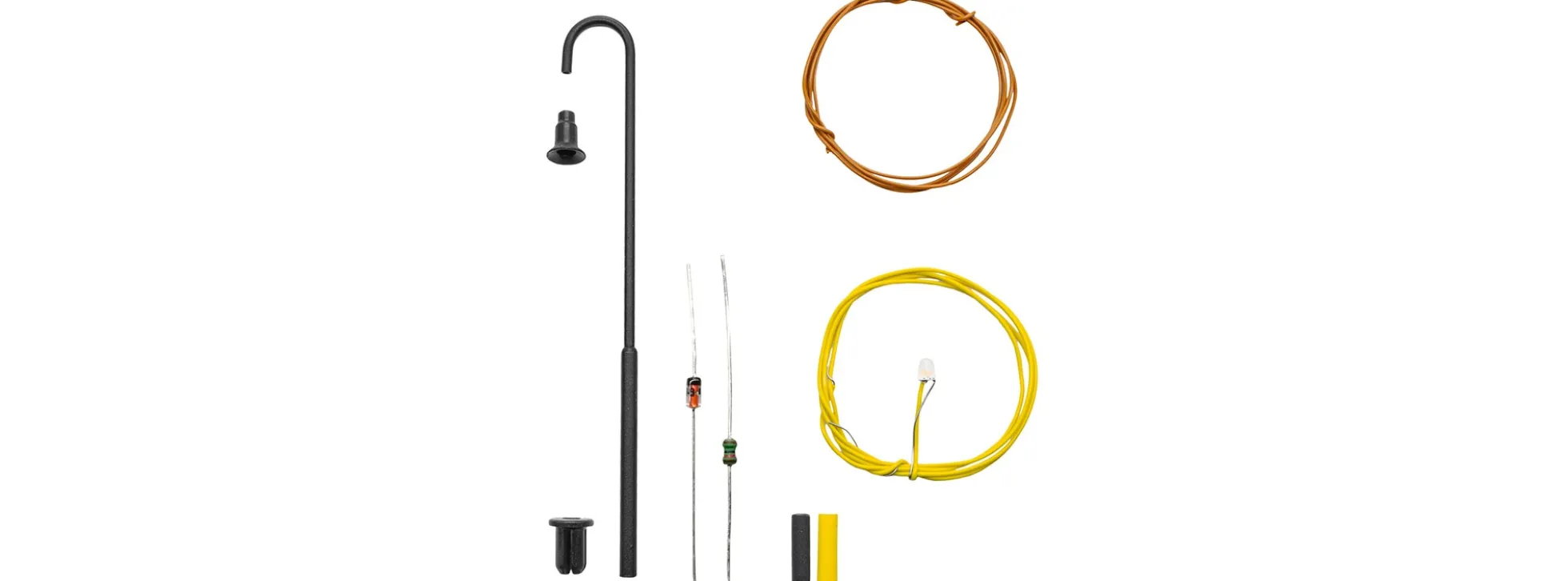 Viessmann 6924 LED-Bogenleuchte warmweiß | Bausatz Spur TT