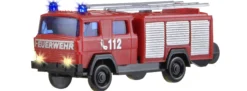 Viessmann 1843 Magirus LF16 Feuerwehr mit Blinkelektronik und Beleuchtung Fertigmodell 1:160