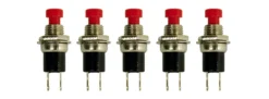 Viessmann 68301 Moment Taster rot | 5 Stück