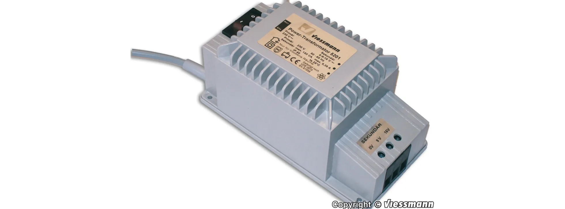 Viessmann 5201 Power-Transformator 150 VA | 16 Volt