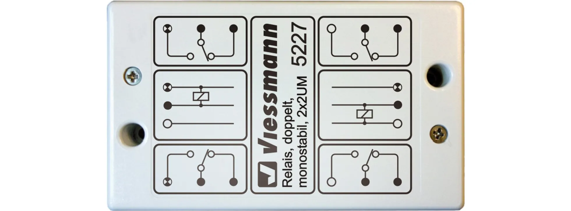 Viessmann 5227 Relais monostabil 2x 2UM negativer Schaltimpuls Zubehör Anlagenbau