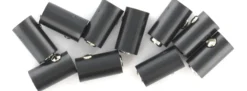 Viessmann 6886 Runde Muffen | 2,5 mm - alte Generation | Schwarz | 10 Stück