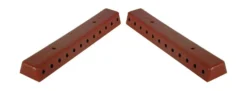 Viessmann 6843 Verteilerleiste für 2,5 mm Stecker | braun | 2 Stück | Elektrozubehör