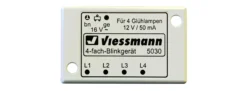 Viessmann 5030 Vierfach-Blinkgerät für Einsatzfahrzeuge Spur H0