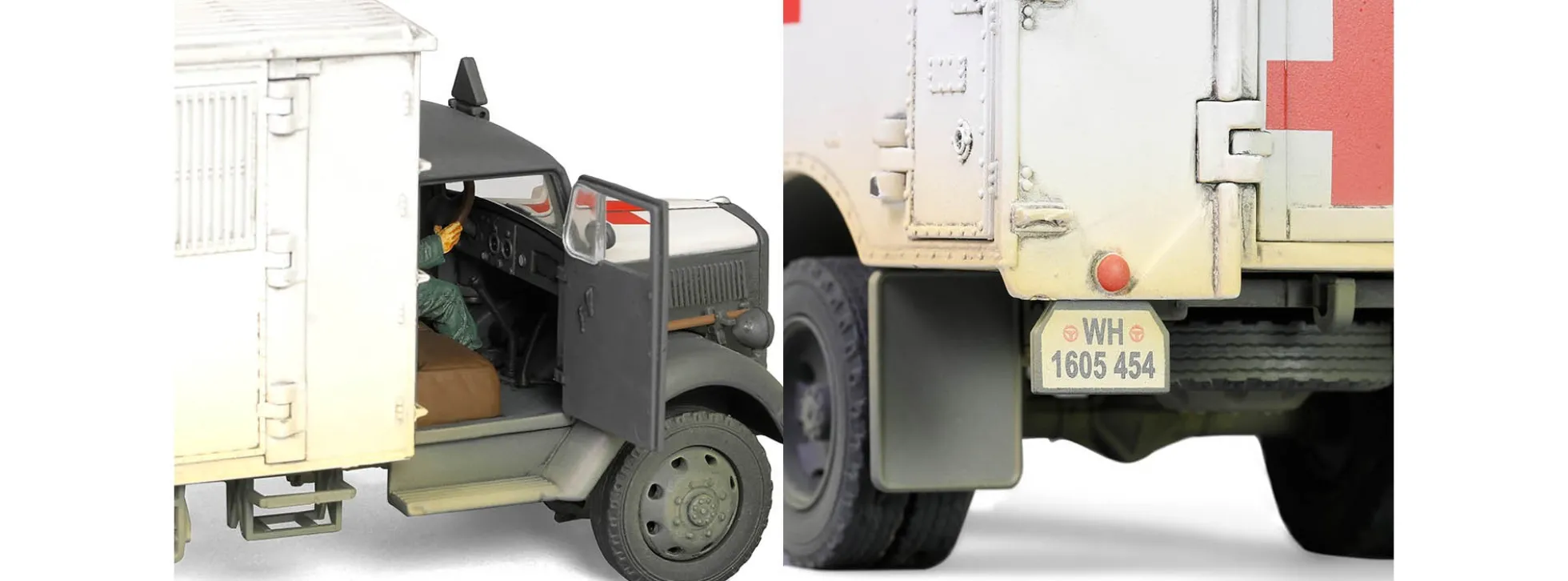 WALTERSONS 10062 Opel Blitz 6700 A-Typ Ambulanz | Blaulichtmodell 1:32