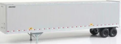 Walthers 532212 45-Fuß Stoughton-Trailer 2-PK UPS | 2 Stück | Anhänger-Modell 1:87
