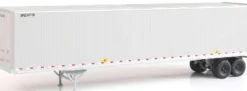 Walthers 532255 Stoughton-Trailer | UPS | 48-Fuß | 2 Stück | Aufliegermodell 1:87