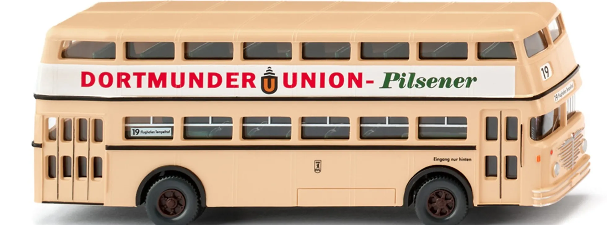 WIKING 072206 Büssing D2U Doppeldeckerbus Dortmunder Union Pilsener Busmodell 1:87