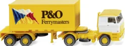 WIKING 052603 Containersattelzug 20 Fuß DAF P + O | LKW-Modell 1:87
