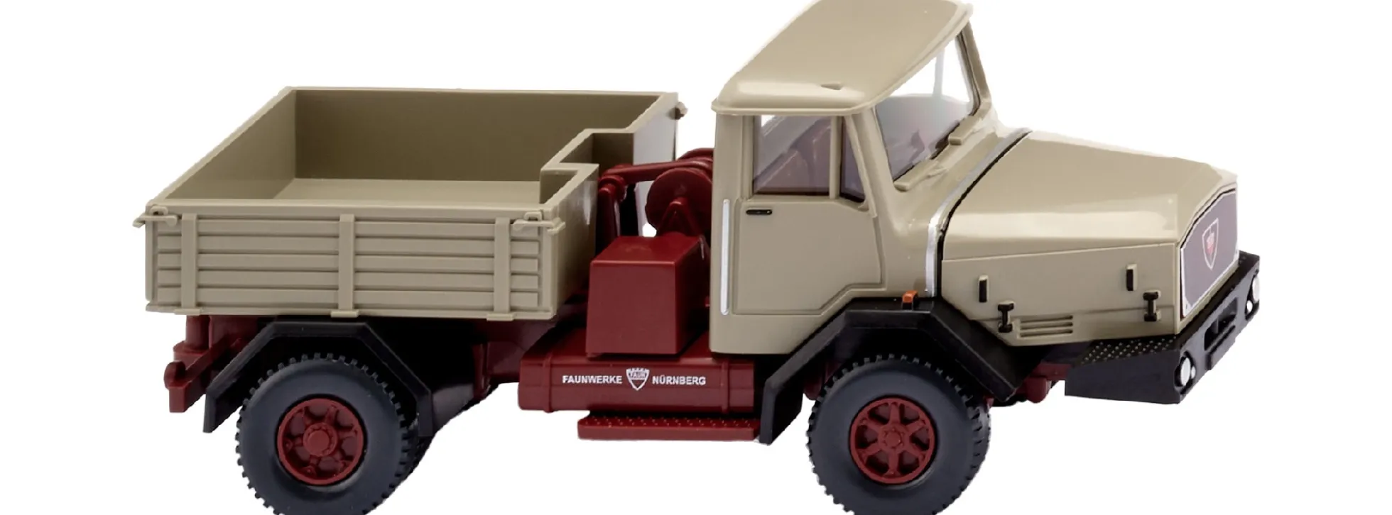 WIKING 049306 Faun F610 Schwerlastzugmaschine olivgrau | LKW-Modell 1:87