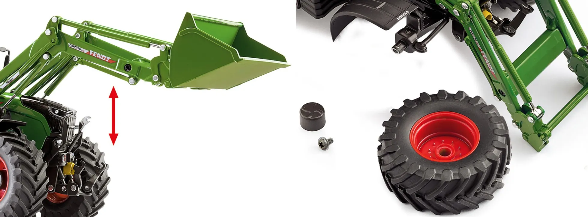 WIKING 077869 Fendt 724 Vario mit Frontlader | Traktormodell 1:32