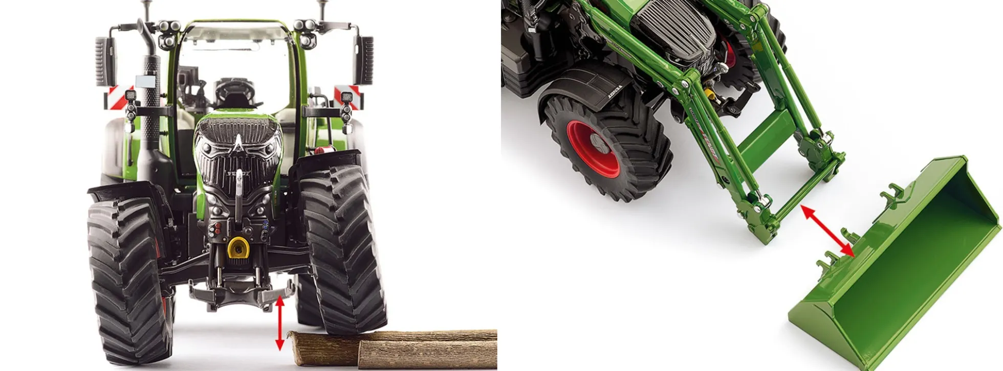 WIKING 077869 Fendt 724 Vario mit Frontlader | Traktormodell 1:32