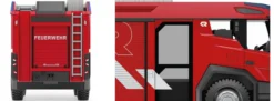 WIKING 043110 Feuerwehr - Rosenbauer RT R-Wing | Blaulichtmodell 1:43