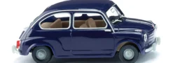 WIKING 009907 Fiat 600 - dunkelblau | Modellauto 1:87