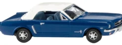 WIKING 020546 Ford Mustang Cabrio - enzianblau | Modellauto 1:87