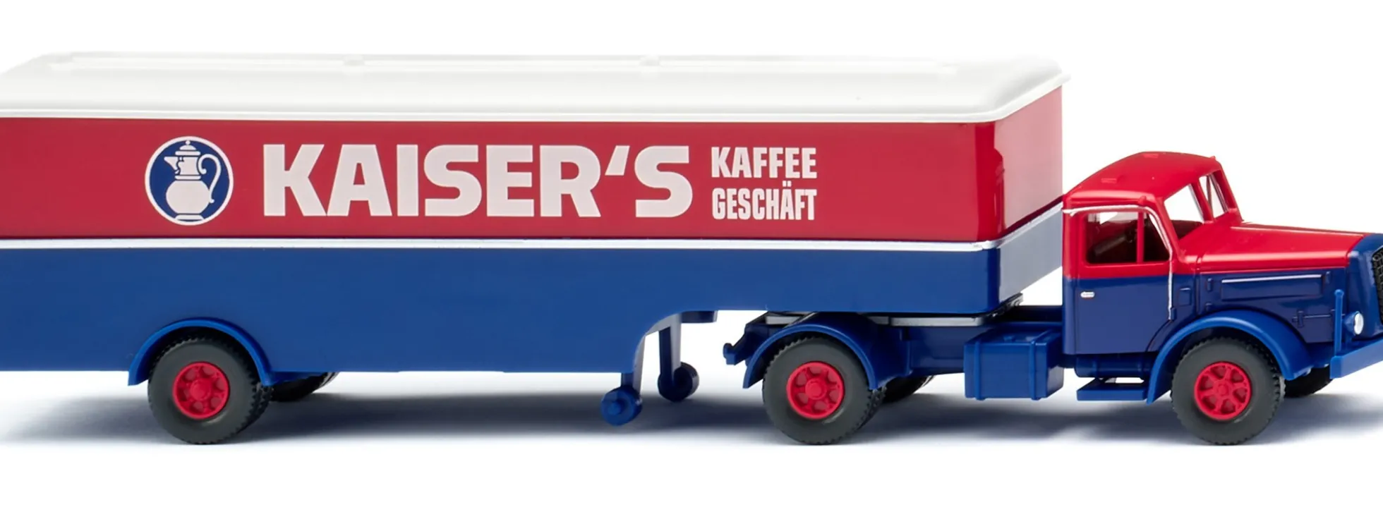WIKING 051328 Henschel Koffersattelzug Kaisers Kaffee | LKW-Modell 1:87