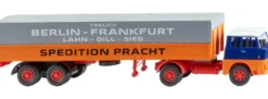 WIKING 051504 Henschel Pritschensattelzug Spedition Pracht | LKW-Modell 1:87
