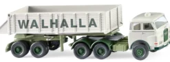 WIKING 067712 Hinterkippersattelzug MAN Pausbacke Walhalla Kalk | LKW-Modell 1:87