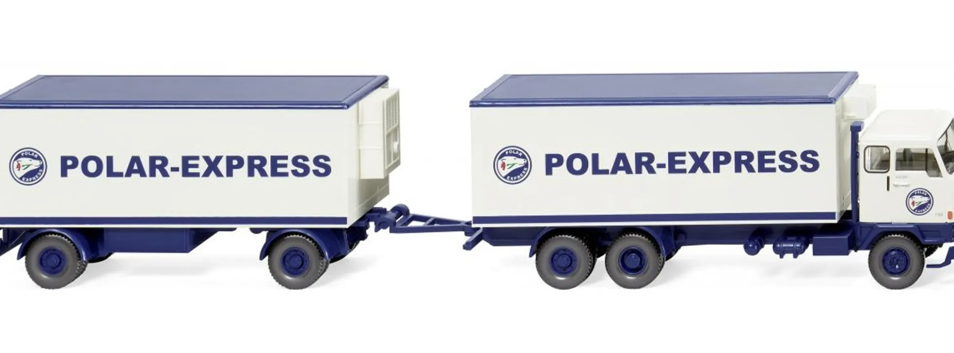WIKING 045704 Kühlkofferlastzug Volvo F88 Polar Express | LKW-Modell 1:87