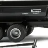 WIKING 038819 Krampe Halfpipe Muldenkipper - schwarz | Anhänger-Modell 1:87