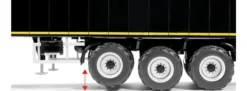 WIKING 077659 Krampe Rollbandwagen schwarz | Anhänger 1:32