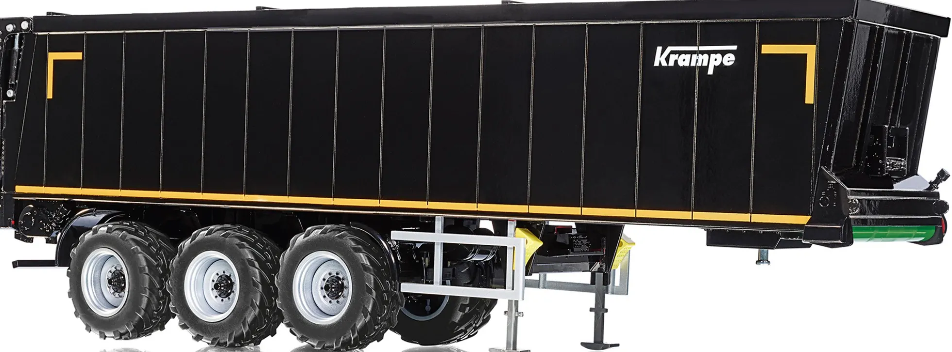 WIKING 077659 Krampe Rollbandwagen schwarz | Anhänger 1:32