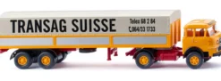 WIKING 051503 Krupp 806 PritschePlaneSattelzug Transag Suisse LKW-Modell 1:87