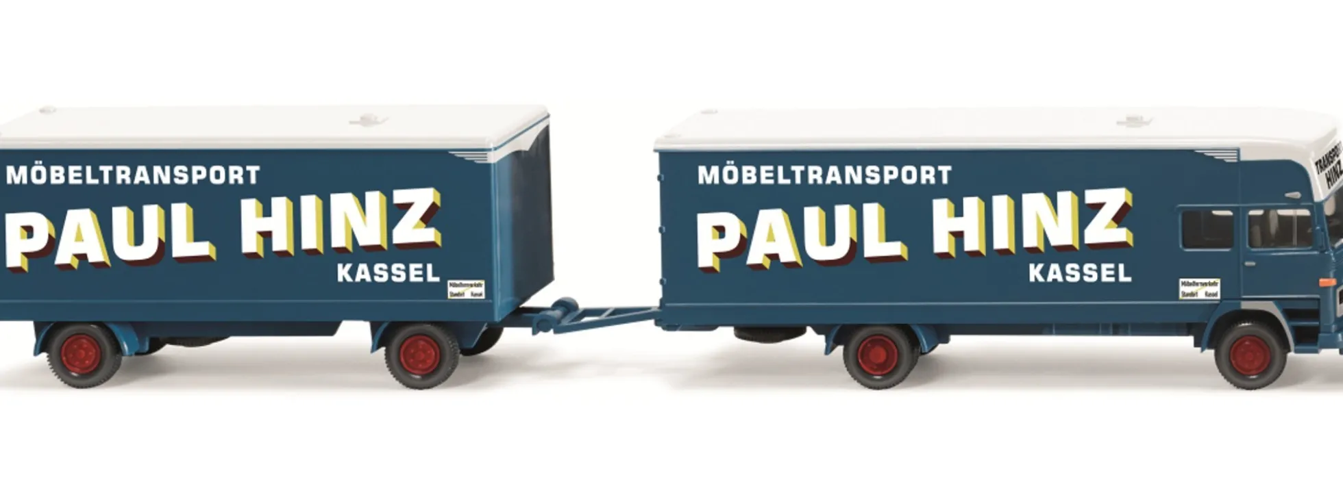 WIKING 050053 Möbelkofferlastzug (MB) Paul Hinz | MC-Vedes | LKW Modell 1:87