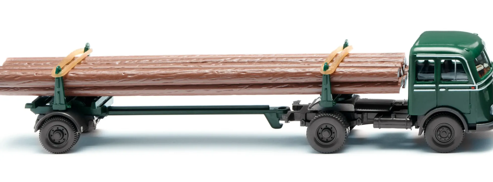 WIKING 039014 MB Pullman Langholztransporter moosgrün | LKW-Modell 1:87