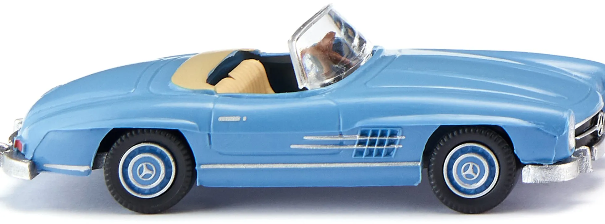 WIKING 023301 MB 300 SL Cabrio hellblau | Modellauto 1:87