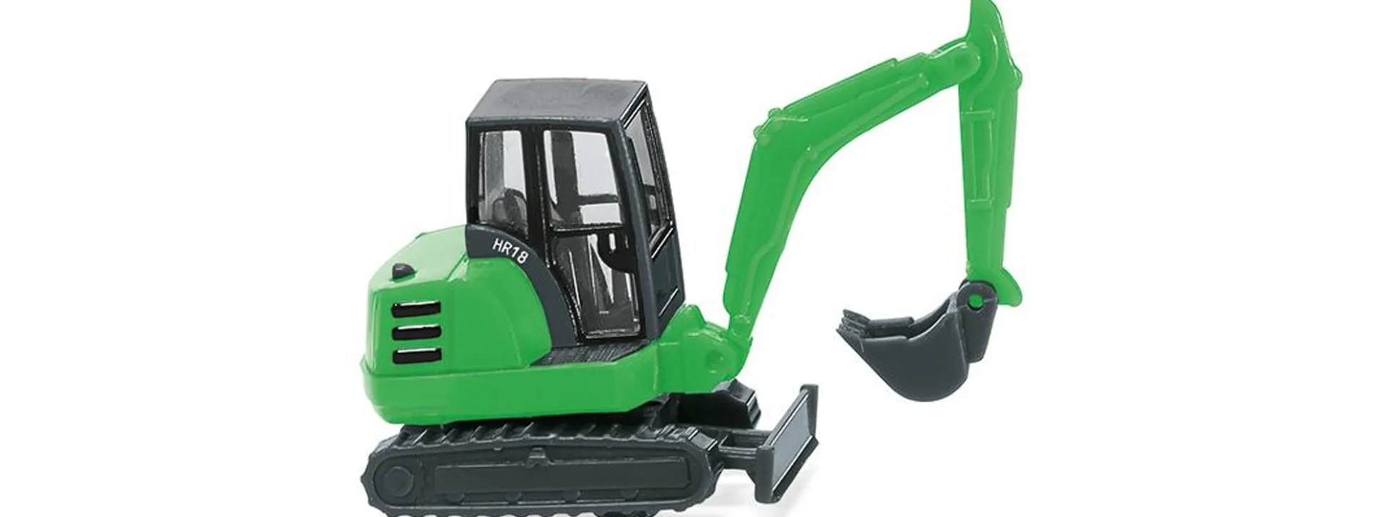 WIKING 094608 Mini-Bagger HR 18 - grün | Baumaschinenmodell 1:160
