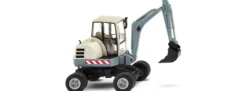 WIKING 065809 Mini-Bagger Radbagger alpenblau Baumaschinenmodell 1:87