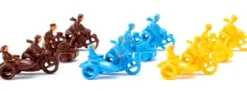 WIKING 001830 Motorräder Handwagenfahrer Zubehörpackung | Figuren 1:90