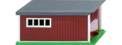 WIKING 114005 Pkw-Garage Schwedenhaus | Gebäude Fertigmodell Spur H0
