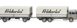WIKING 047502 Pritschenhängerzug Hanomag Henschel | LKW-Modell 1:87