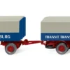 WIKING 043203 Pritschenhängerzug (MB) - Transit Transport | LKW-Modell 1:87