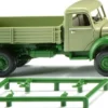 WIKING 042496 Pritschenkipper Magirus - hellgrün | LKW-Modell 1:87