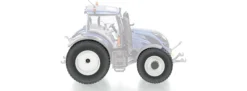 WIKING 077396 Rädersatz Kommunalbereifung für Valtra T4 | Rädersatz 1:32